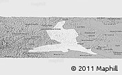 Gray Panoramic Map of Nanuque