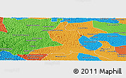 Political Panoramic Map of Nanuque