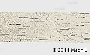 Shaded Relief Panoramic Map of Nanuque