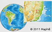 Physical Location Map of Nova Modica