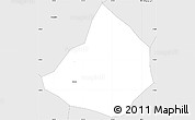 Silver Style Simple Map of Onca de Pitangu
