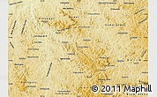 Physical Map of Para de Minas
