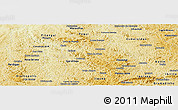 Physical Panoramic Map of Para de Minas