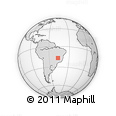 Outline Map of Paracatu