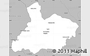 Gray Simple Map of Paracatu