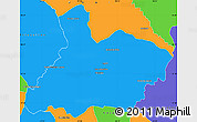 Political Simple Map of Paracatu
