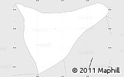 Silver Style Simple Map of S.Jose D'goiaba