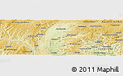 Physical Panoramic Map of Salinas