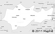 Silver Style Simple Map of Salinas