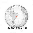 Outline Map of Santana D'pirap