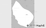 Gray Simple Map of Serra D Aimores