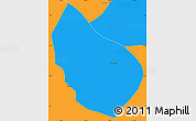 Political Simple Map of Serra D Aimores