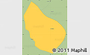 Savanna Style Simple Map of Serra D Aimores