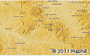 Physical 3D Map of Serra do Salitr