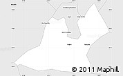 Silver Style Simple Map of Serra do Salitr