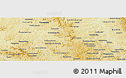 Physical Panoramic Map of Sete Lagoas