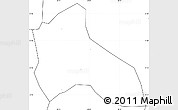 Blank Simple Map of Tocantins, no labels