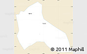 Classic Style Simple Map of Tocantins, single color outside
