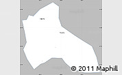 Gray Simple Map of Tocantins, single color outside