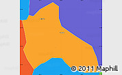 Political Simple Map of Tocantins