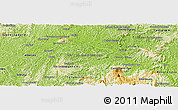 Physical Panoramic Map of Tumiritinga