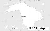 Silver Style Simple Map of Tumiritinga