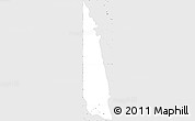 Silver Style Simple Map of Alenquer