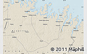 Shaded Relief Map of Augusto Correa