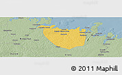 Savanna Style Panoramic Map of Augusto Correa