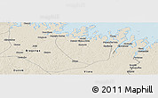Shaded Relief Panoramic Map of Augusto Correa