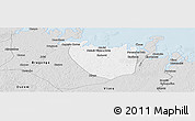 Silver Style Panoramic Map of Augusto Correa