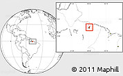 Blank Location Map of Belem
