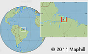 Savanna Style Location Map of Belem