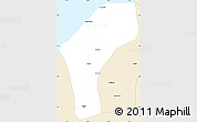 Classic Style Simple Map of Belem
