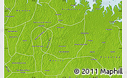 Physical Map of Capanema