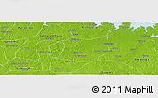 Physical Panoramic Map of Capanema