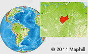 Physical Location Map of Maraba