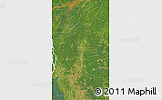 Satellite 3D Map of Moju