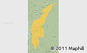 Savanna Style 3D Map of Moju