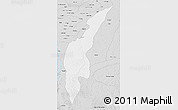 Silver Style 3D Map of Moju