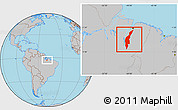Gray Location Map of Moju