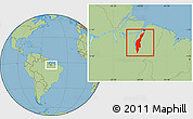 Savanna Style Location Map of Moju