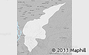 Gray Panoramic Map of Moju