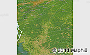 Satellite Panoramic Map of Moju
