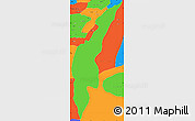 Political Simple Map of Moju