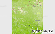 Physical 3D Map of Oriximina