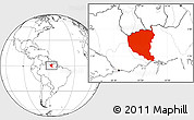 Blank Location Map of Oriximina