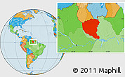 Political Location Map of Oriximina