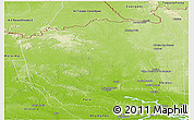 Physical Panoramic Map of Oriximina