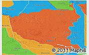 Political Panoramic Map of Oriximina